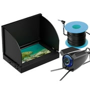 Portable Fish Depth Finder Water Handheld IP68 4.3 Inch LCD Fish Finder Underwater 220° Fishing Camera With NightVision